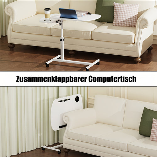 Tavolino da letto per laptop, Colore legno per divano e smart working – vista principale