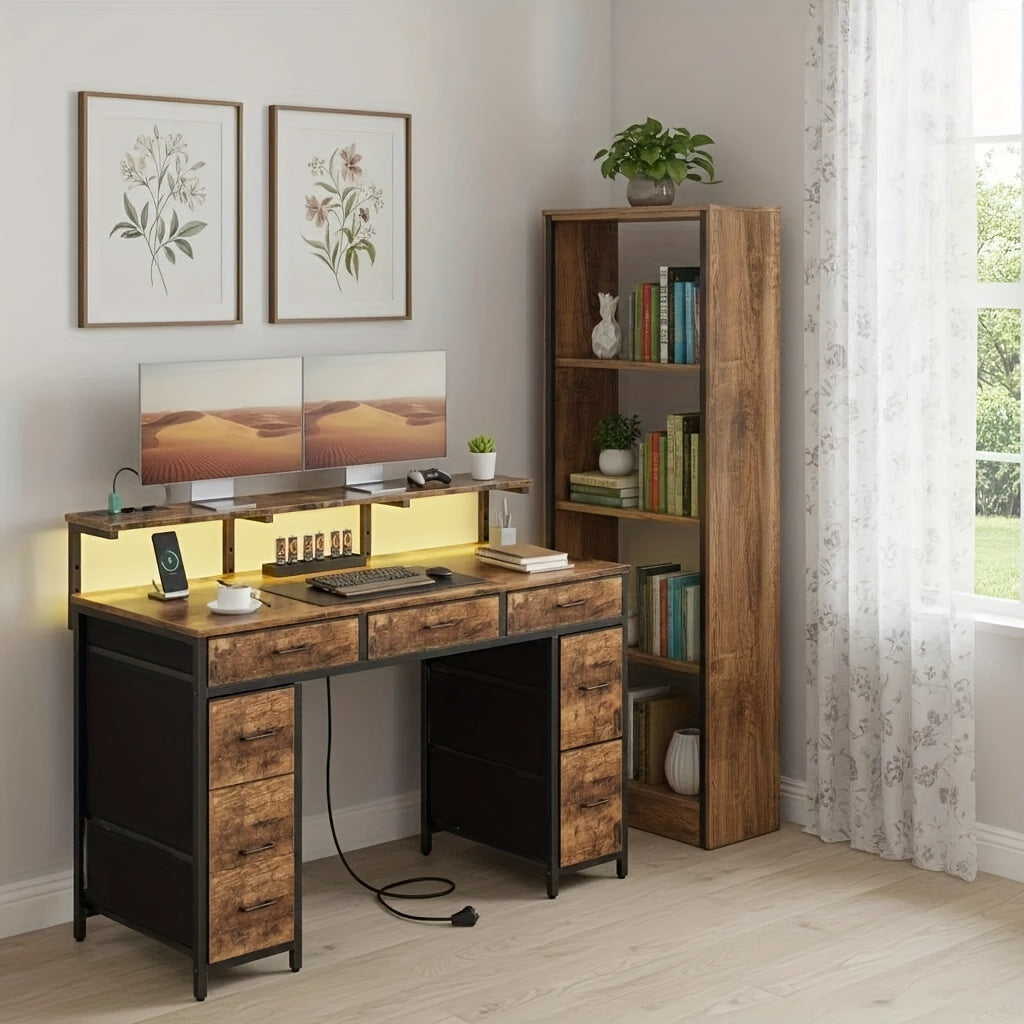 Tavolino da letto per laptop, Marrone Retrò per letto – vista dettagliata 11