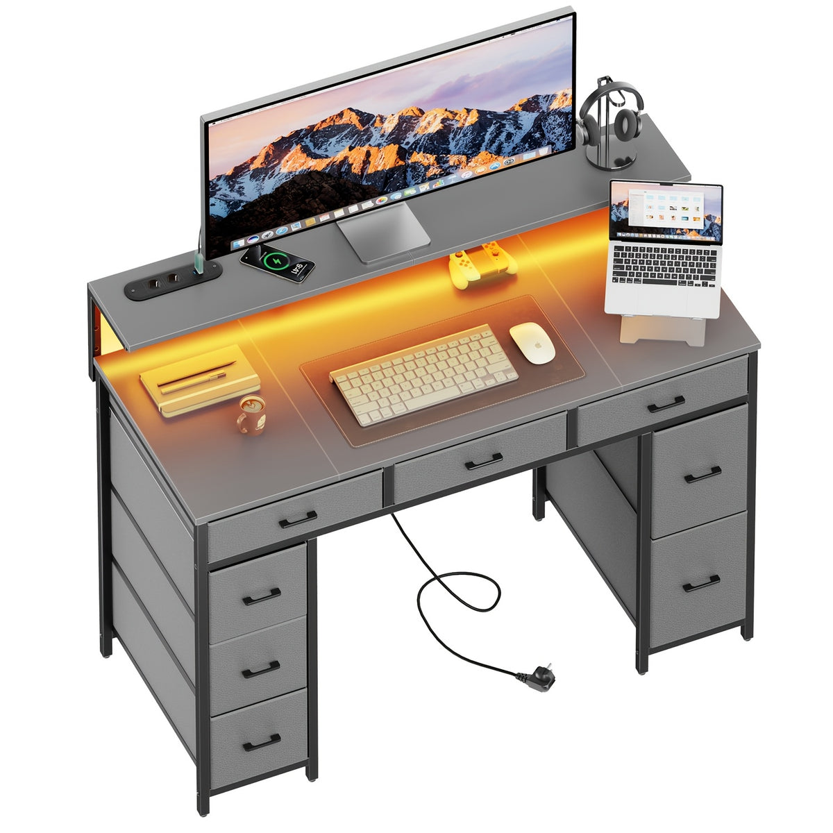 Tavolino da letto per laptop, Marrone Retrò per letto – vista dettagliata 15