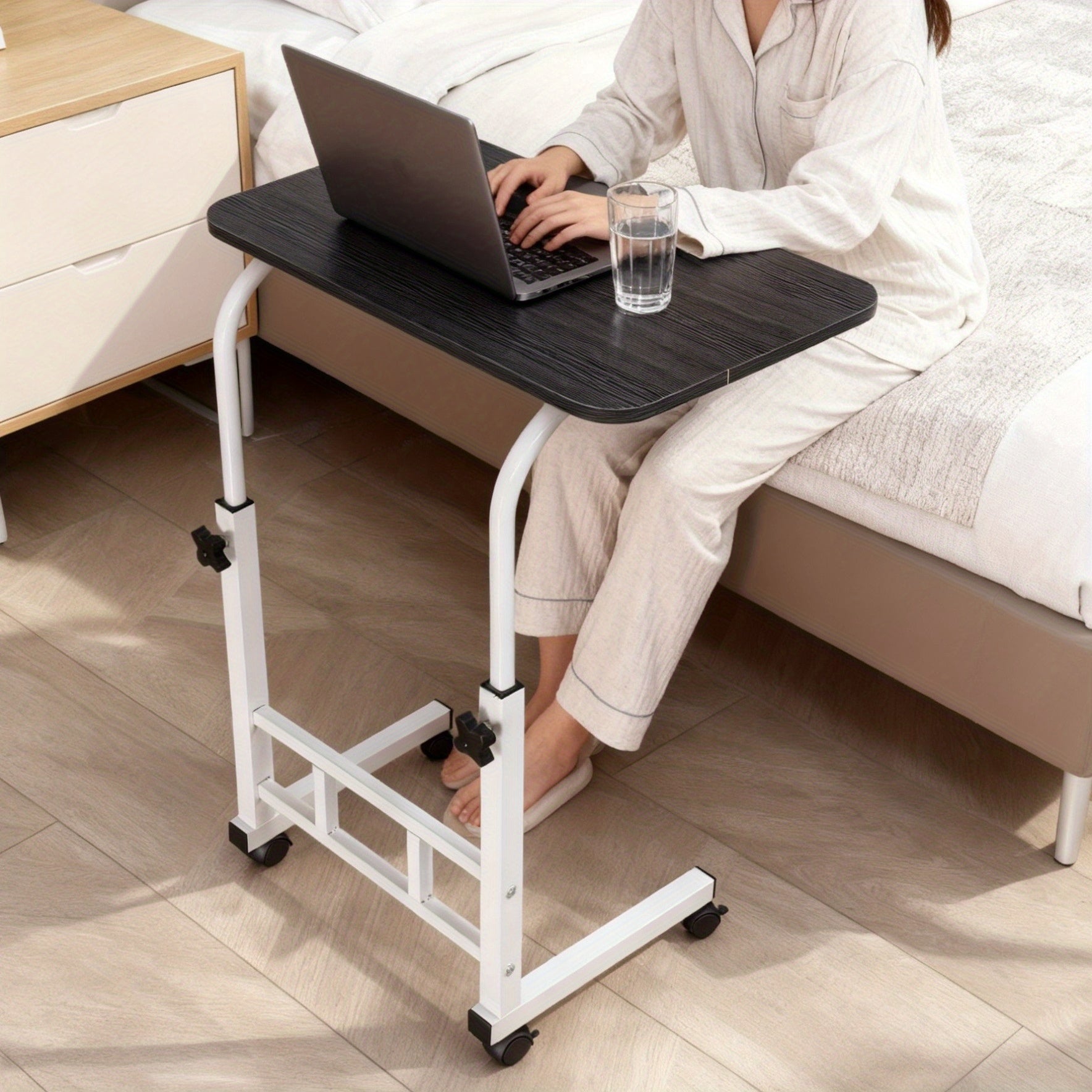 Tavolino da letto per laptop, Nero per letto e smart working – vista dettagliata 4