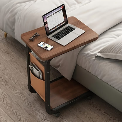 Tavolino da letto per laptop, Noce per divano e smart working – vista principale