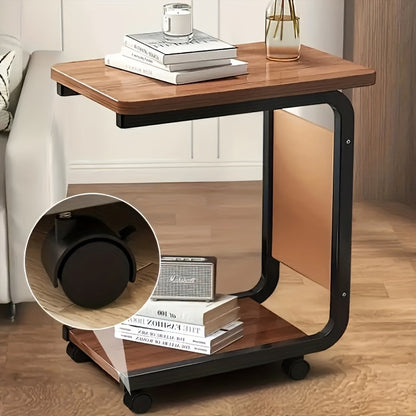 Tavolino da letto per laptop, Noce per divano e smart working – vista dettagliata 8
