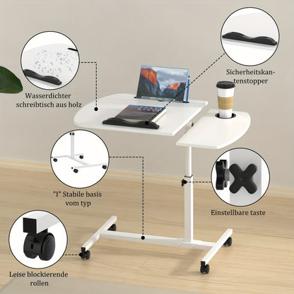 Tavolino da letto per laptop, regolabile per divano e letto – vista dettagliata 8