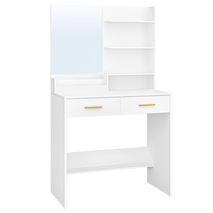Tavolino da letto per laptop, Tavolo Da Toeletta Con 2 Cassetti per divano – vista dettagliata 5