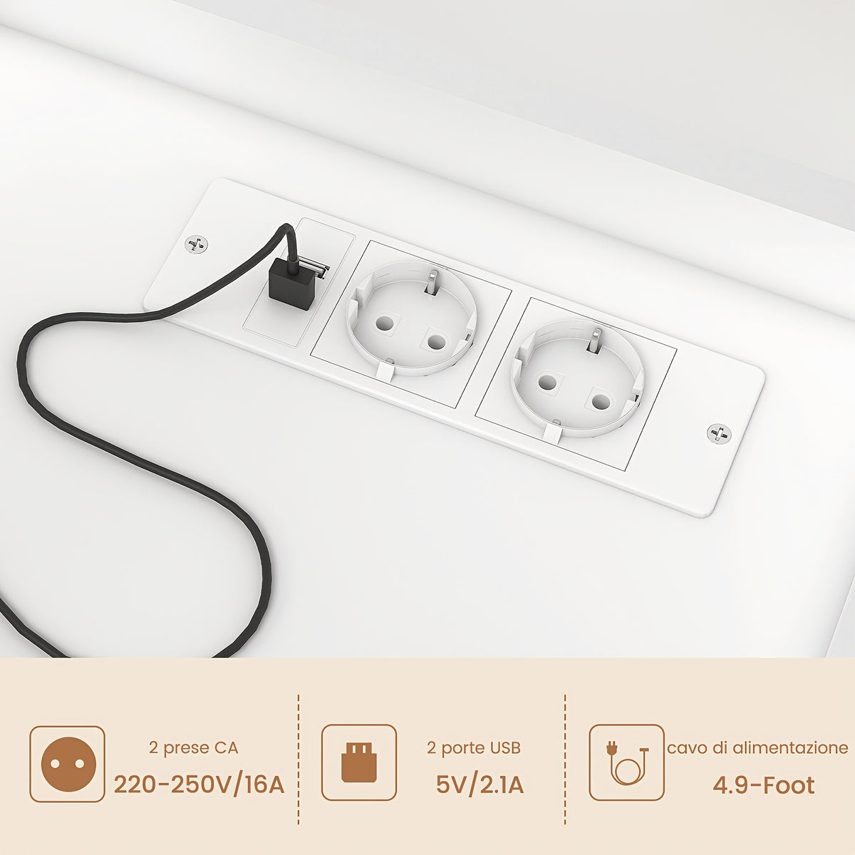 Tavolino da letto per laptop, Tavolo da Trucco con 7 Cassetti per divano – vista dettagliata 4
