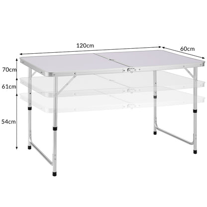 Tavolo da campeggio, alluminio per giardino e balcone – vista dettagliata 9