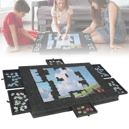 Tavolo Portapuzzle Portatile, Grigio per uso quotidiano e casa – vista dettagliata 9
