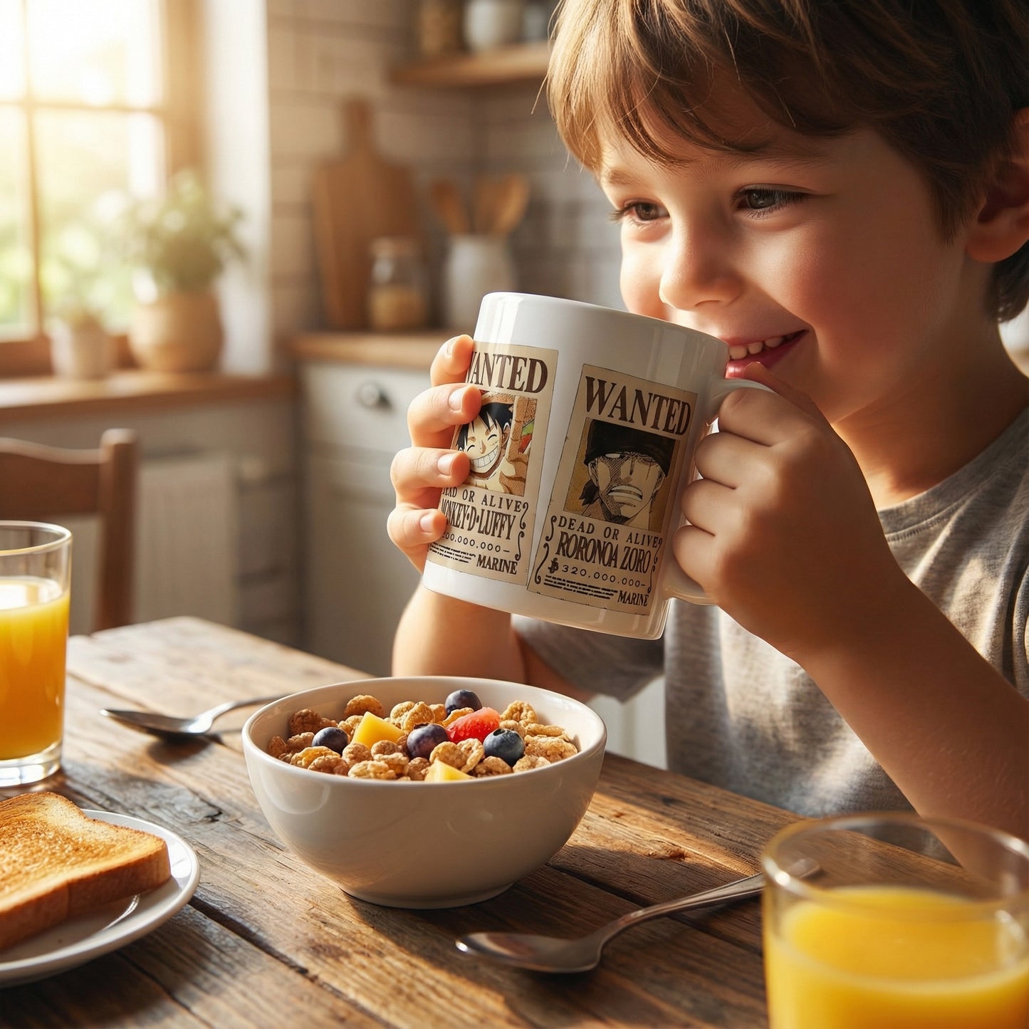 Tazza in ceramica Wanted, 325 ML per uso quotidiano e casa – vista principale
