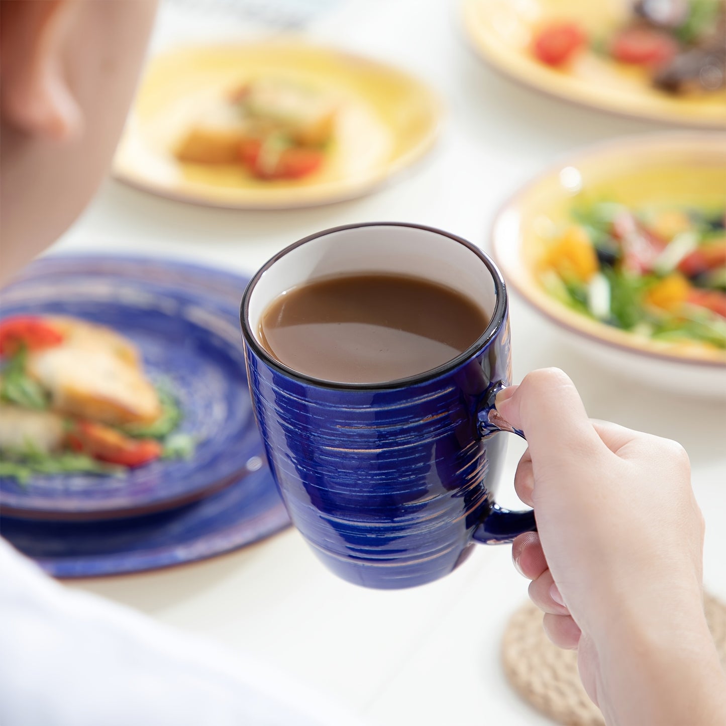 Tazzine da caffè e tazze, 6 pezzi per casa e uso quotidiano – vista dettagliata 5