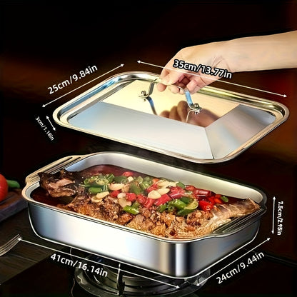 Teglie da forno, 3 pezzi con 1 pala di legno per cottura e grigliatura – vista dettagliata 3