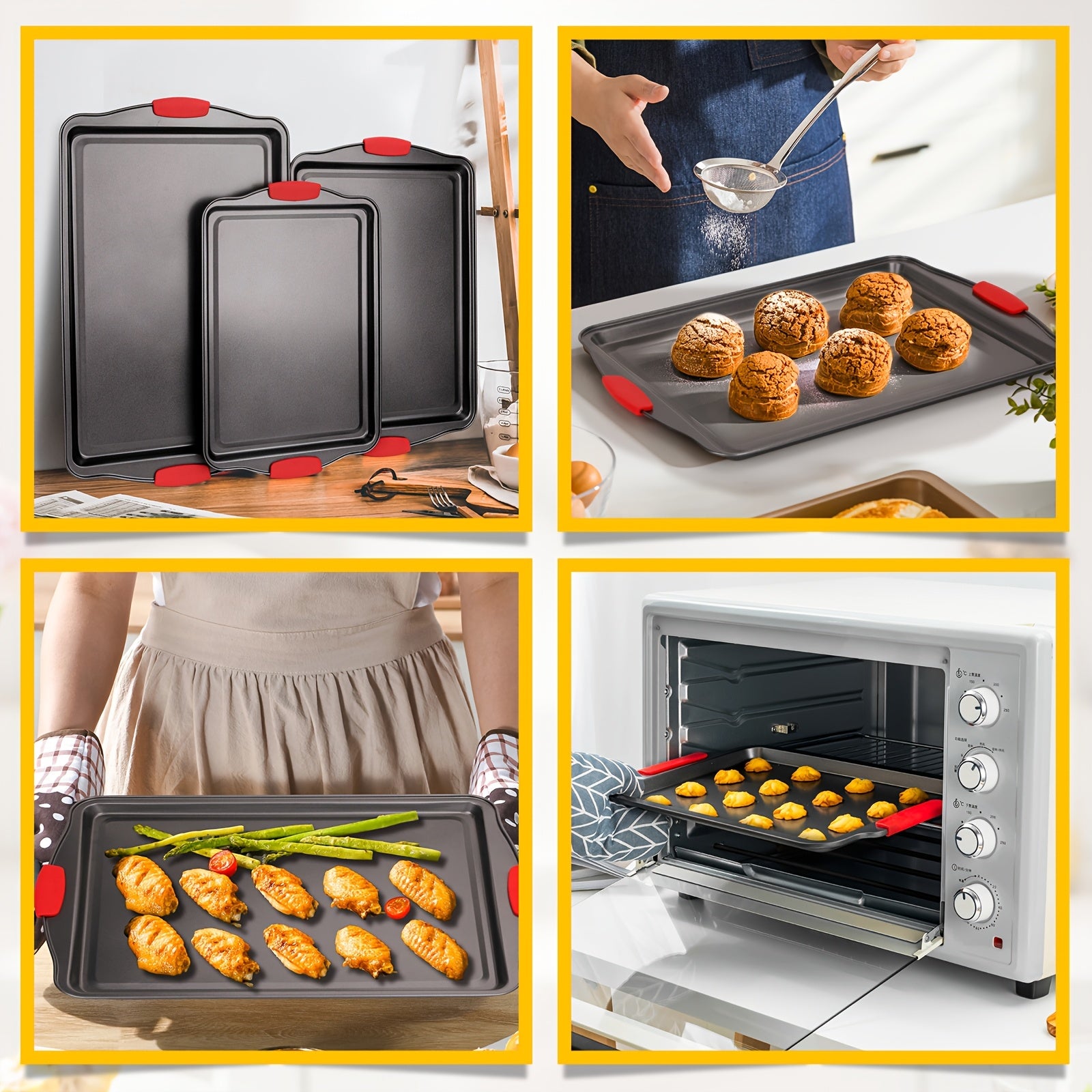 Teglie da forno, metallo per cucina e zona pranzo – vista dettagliata 9
