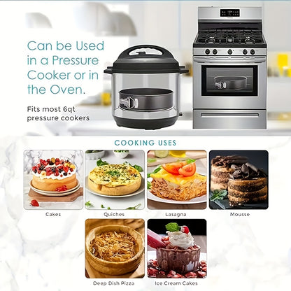 Teglie Rotonde Antiaderenti, rimovibile per Chiffon Cakes e Cheesecake – vista dettagliata 4