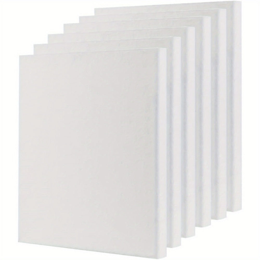 Tela Artistica A3 Pannelli, 6 Pezzi per Pittura 100% Bianchi per Acquerello e uso quotidiano – vista dettagliata 2