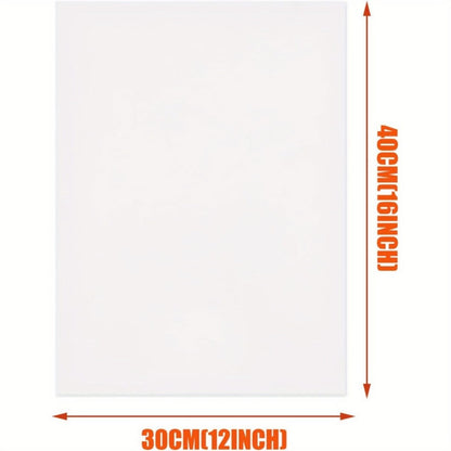 Tela Artistica A3 Pannelli, 6 Pezzi per Pittura 100% Bianchi per Acquerello e uso quotidiano – vista dettagliata 3
