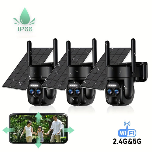 Telecamera di sorveglianza, QW6-WIFI-3 pezzi (senza scheda) per casa – vista principale