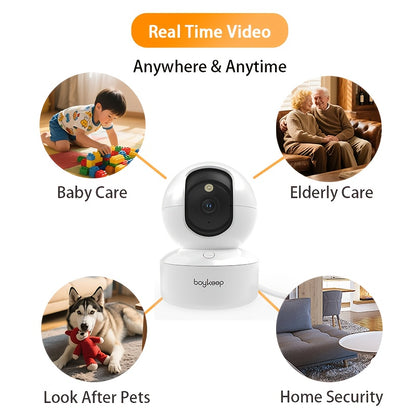 Telecamera di sorveglianza, rotazione 360° per casa e viaggio – vista dettagliata 8
