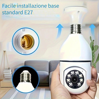 Telecamera di sorveglianza, rotazione 360° per viaggio e casa – vista dettagliata 4