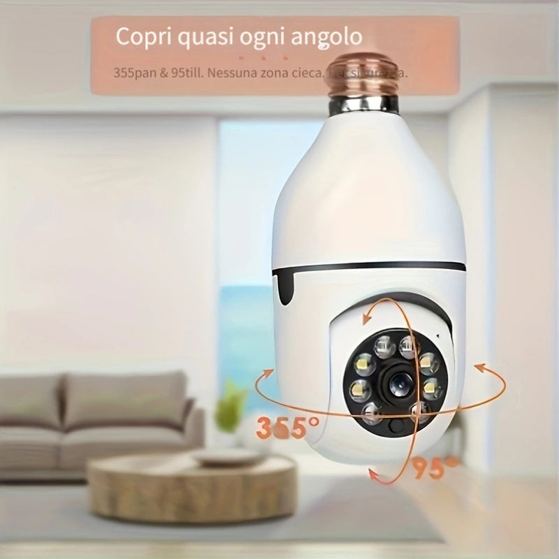 Telecamera di sorveglianza, rotazione 360° per viaggio e casa – vista dettagliata 5