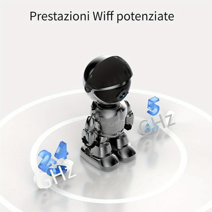 Telecamera di sorveglianza, Telecamera Robot Smartphone HD 3MP per viaggio e camera da letto – vista dettagliata 4