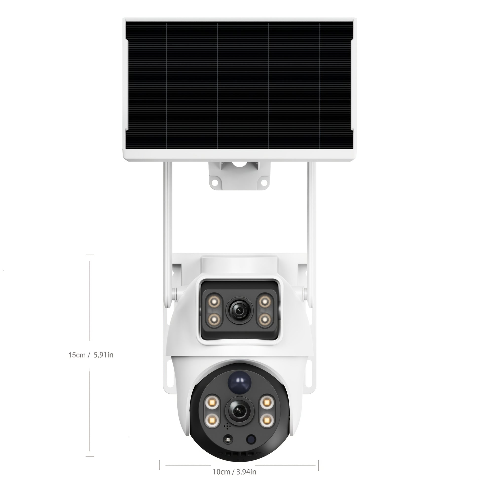 Telecamera esterna, rotazione 360° per sistema di sorveglianza aziendale e casa – vista dettagliata 2