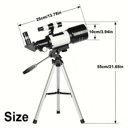 Telescopio astronomico, Blu per viaggio e campeggio – vista dettagliata 2