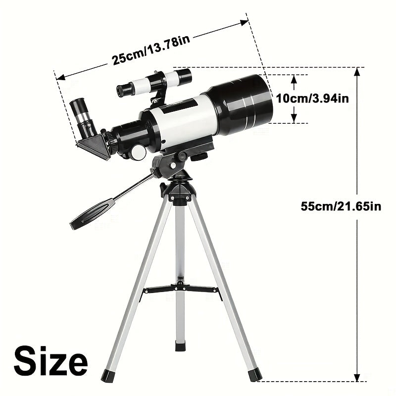 Telescopio astronomico, Blu per viaggio e campeggio – vista dettagliata 10