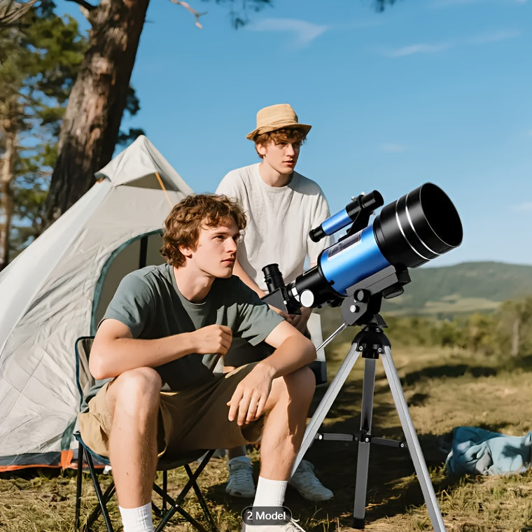 Telescopio astronomico, Blu per viaggio e campeggio – vista dettagliata 11