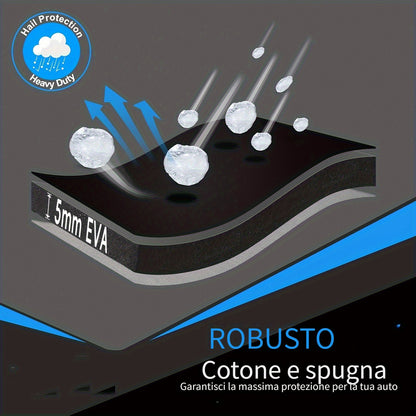 Telo Copriauto Antigrandine, Coupé hatchback di classe A2 (420-450 cm) per officina e fai da te – vista dettagliata 3