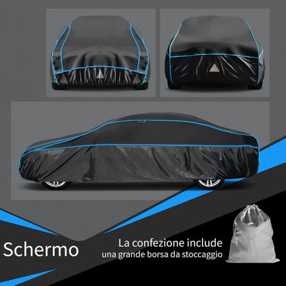 Telo Copriauto Antigrandine, Coupé hatchback di classe A2 (420-450 cm) per officina e fai da te – vista dettagliata 5