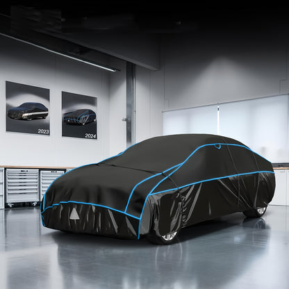 Telo Copriauto Antigrandine, Coupé hatchback di classe A2 (420-450 cm) per officina e fai da te – vista dettagliata 7