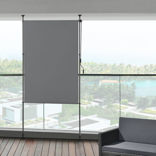 Teloneo Verticale da Balcone Cimarra, Grigio scuro per giardino e terrazza – vista principale