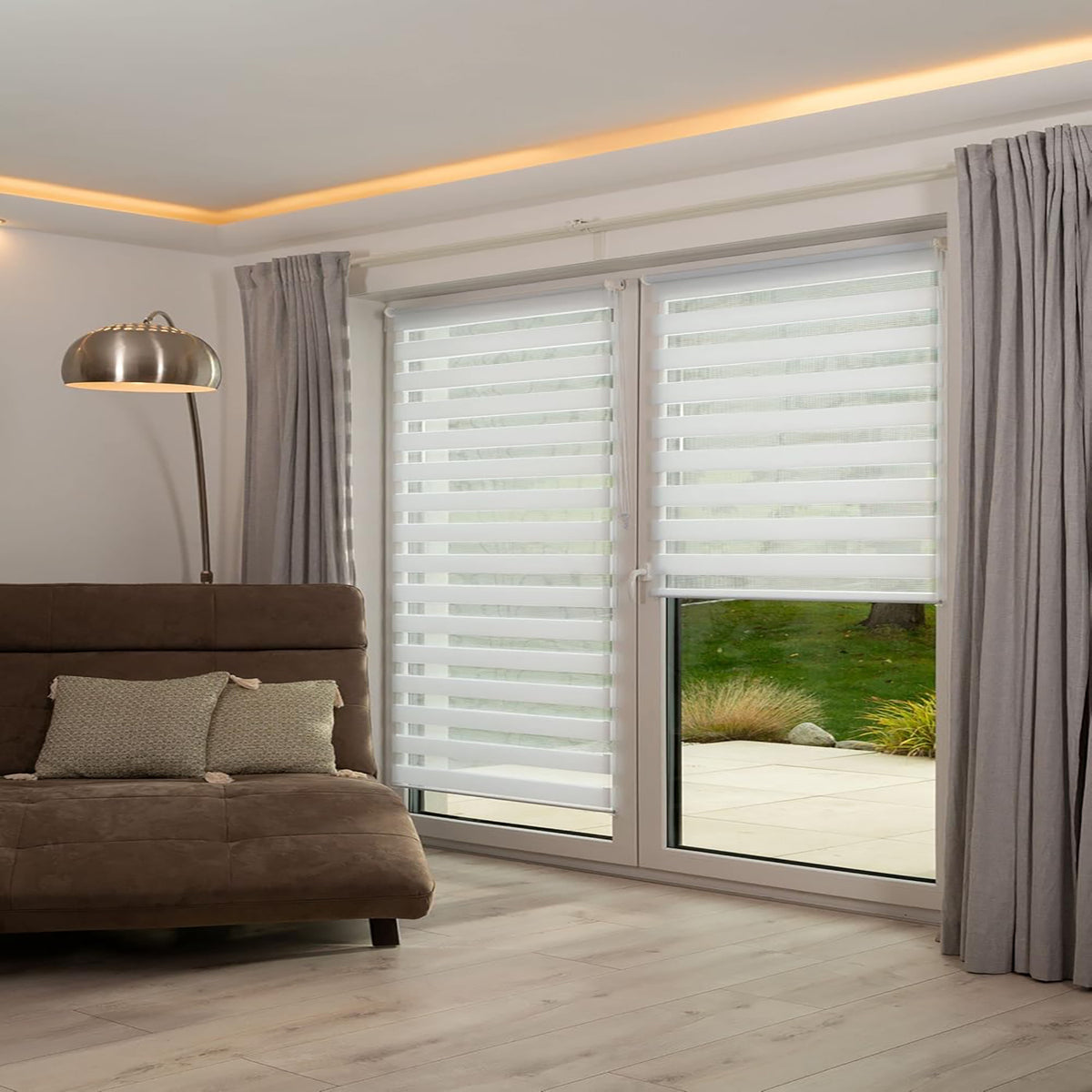 Tenda a rullo, 90 cm per privacy e finestre – vista dettagliata 10