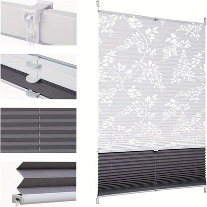 Tenda a rullo, Bianco semitrasparente + grigio scuro completamente oscurante per camera da letto – vista dettagliata 19