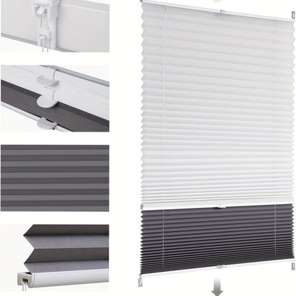 Tenda a rullo, Bianco semitrasparente + grigio scuro completamente oscurante per camera da letto – vista dettagliata 41