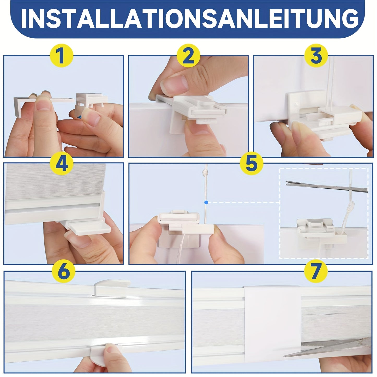 Tenda a rullo, Grigio scuro con texture in tessuto per finestre – vista dettagliata 10