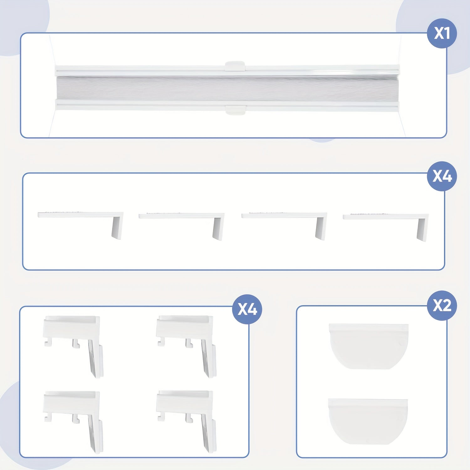 Tenda a rullo, Tessuto imitazione beige per privacy e finestre – vista dettagliata 11