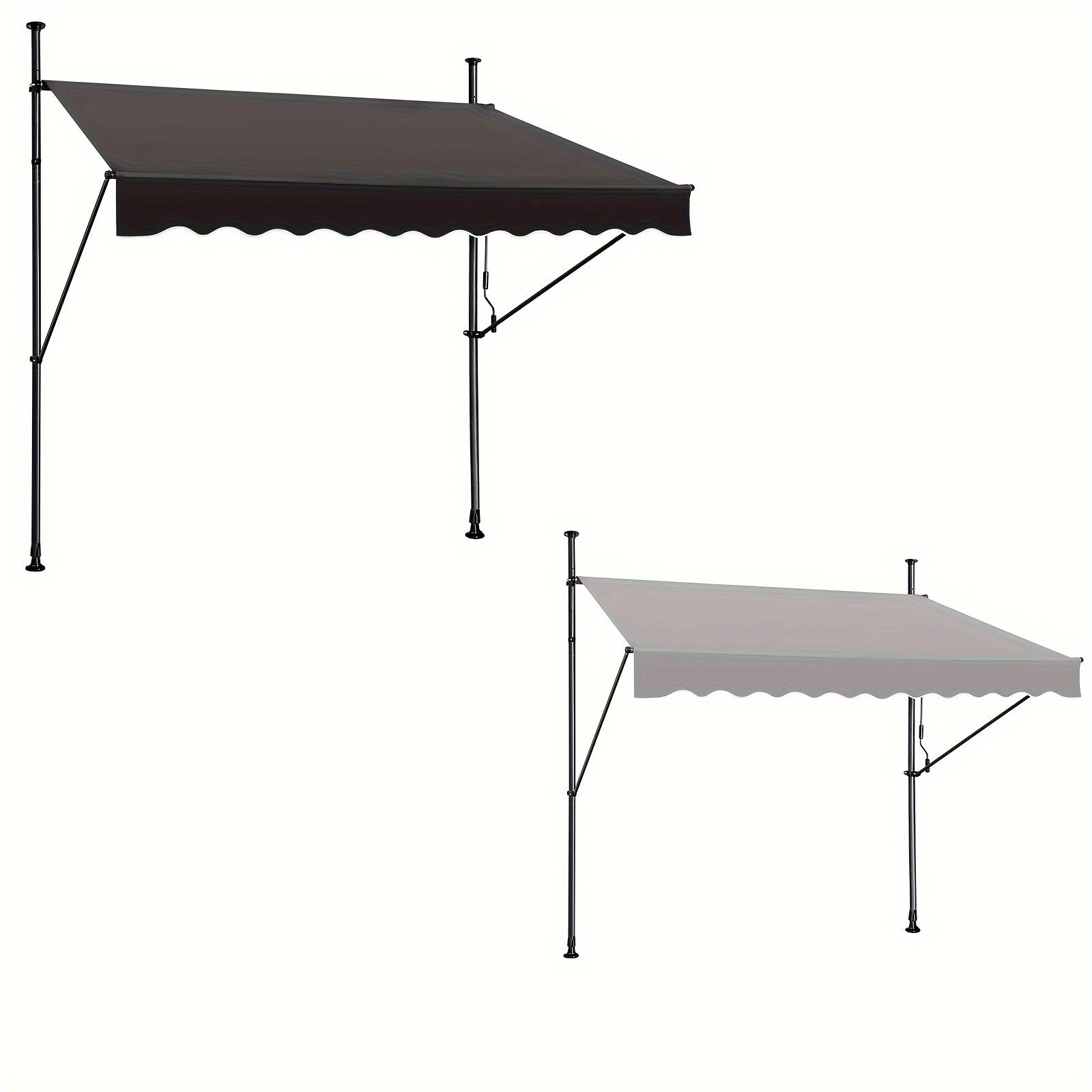 Tenda a serranda, Grigio chiaro per giardino – vista principale
