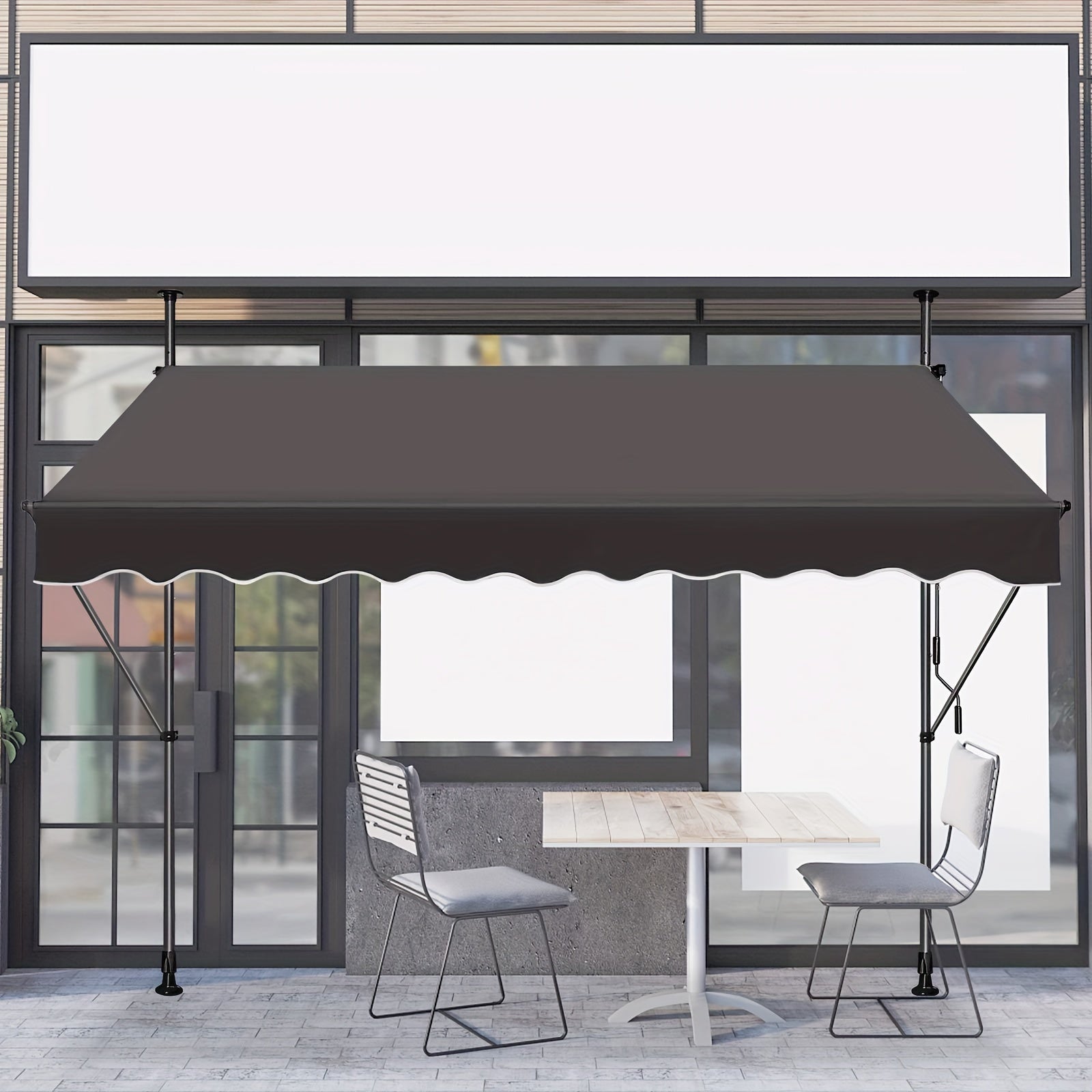 Tenda a serranda, Grigio chiaro per giardino – vista dettagliata 6