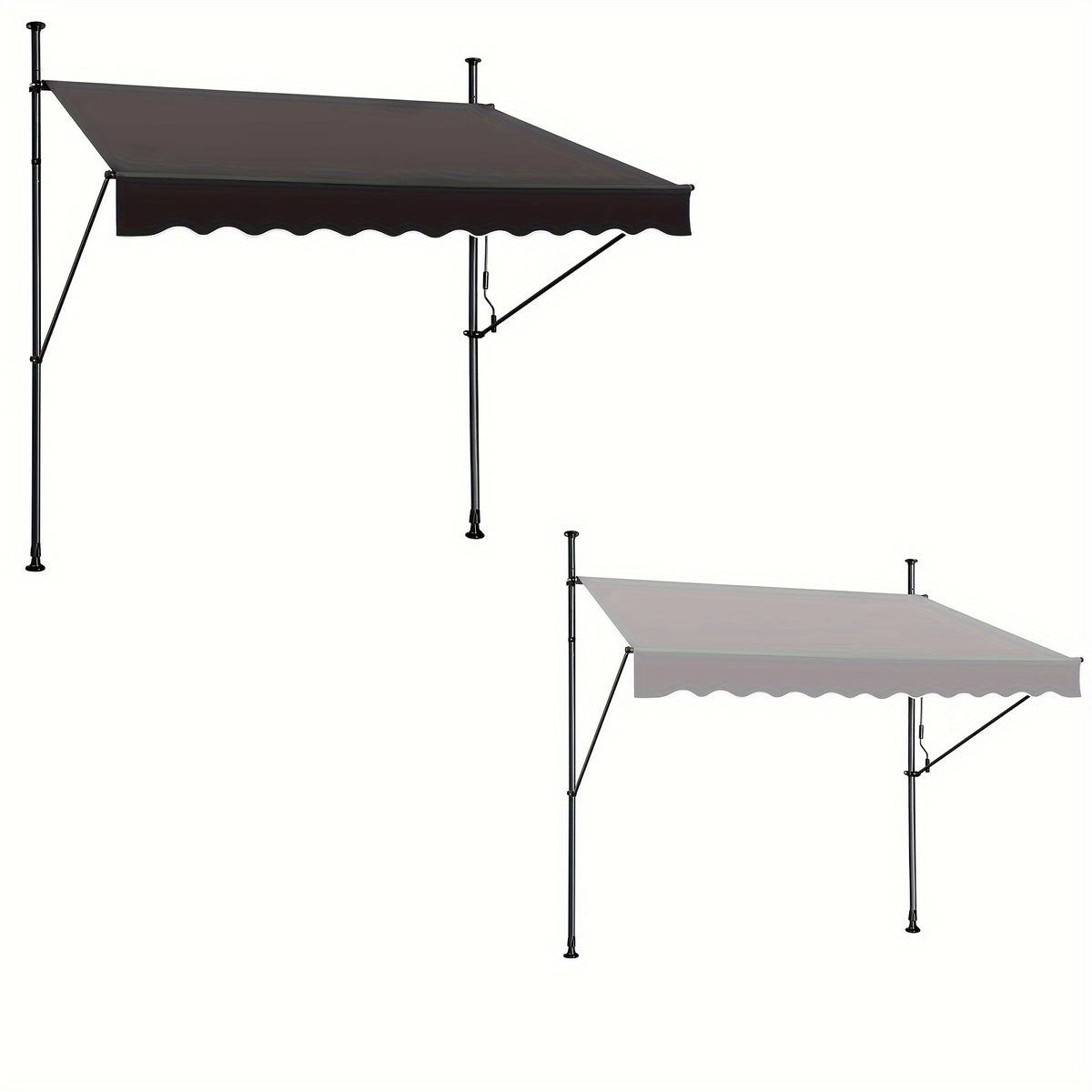 Tenda a serranda, Grigio scuro per terrazza e giardino – vista principale