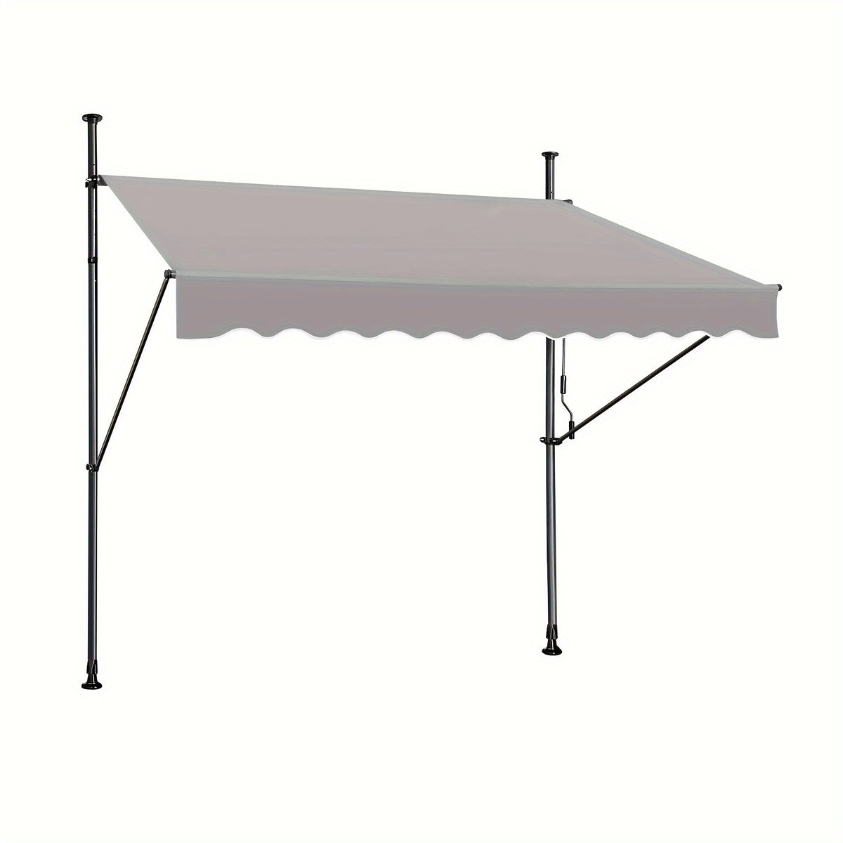Tenda a serranda, Grigio scuro per terrazza e giardino – vista dettagliata 8