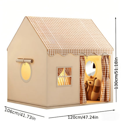 Tenda da gioco, Cappello (senza luci) per bambini con finestra - Castello e esterni – vista dettagliata 2