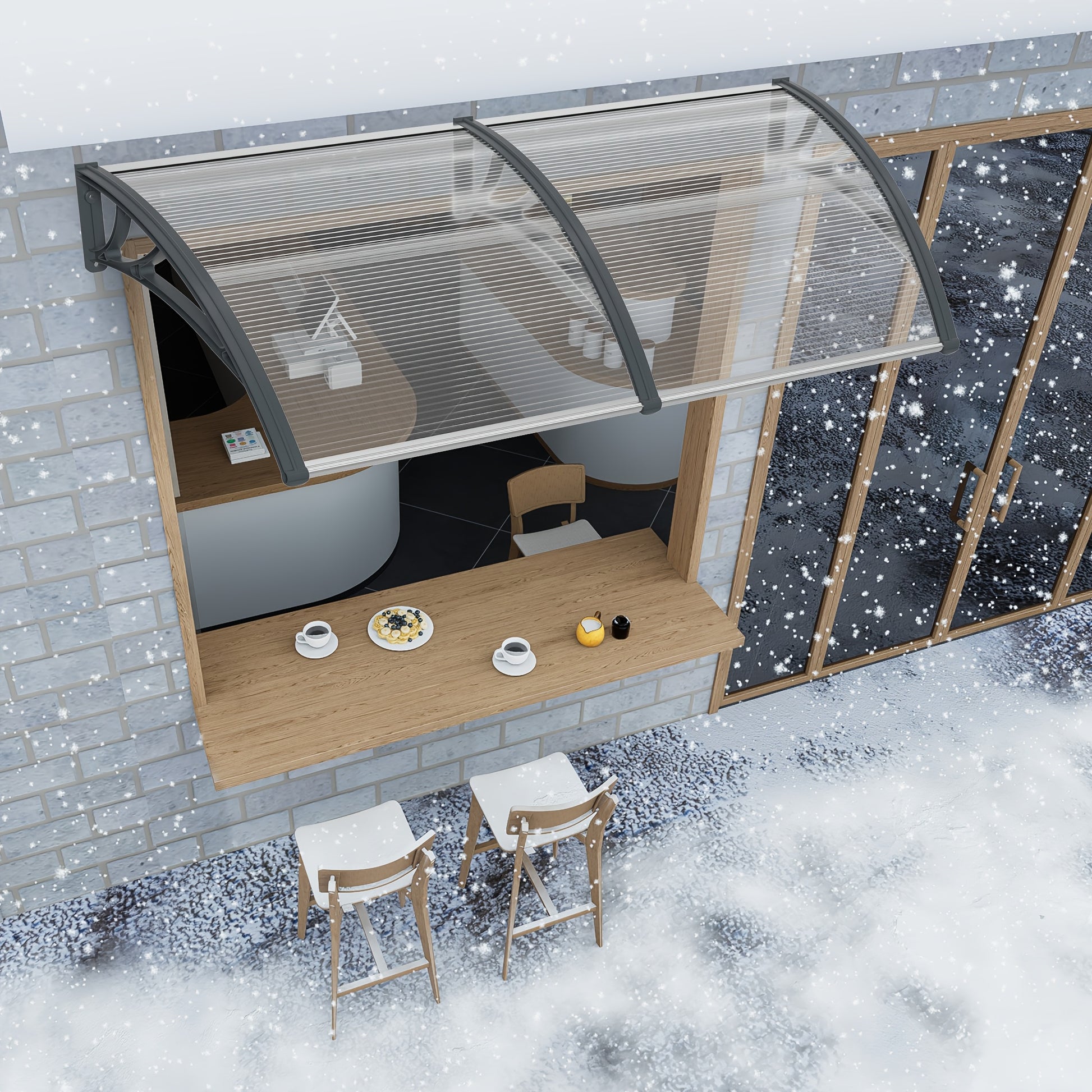 Tenda per Porta d'Ingresso, Dimensioni: 300×100cm per veicolo e viaggio – vista dettagliata 7