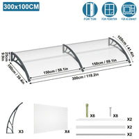 Dimensioni: 300×100cm