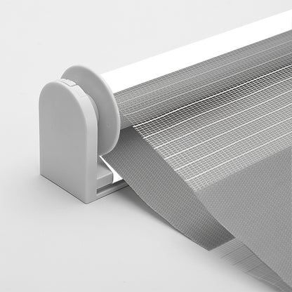 Tende a rullo doppie Sekey, Bianco + Grigio Chiaro per finestre e uso quotidiano – vista dettagliata 8
