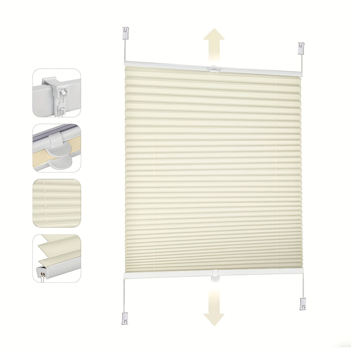 Tende, Beige per camera da letto – vista dettagliata 13