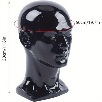 Testa in PVC, 50 cm per manichino e esporre per parrucche – vista dettagliata 4