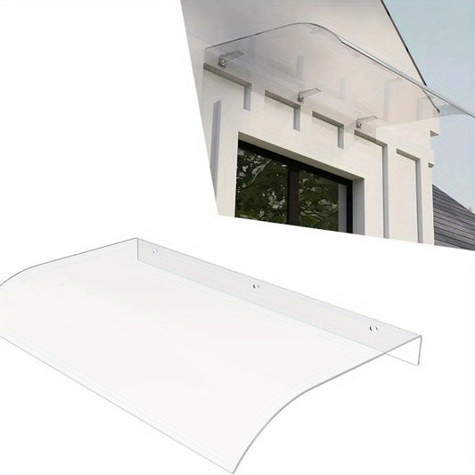 Tettoia moderna trasparente, 50×240cm per terrazza – vista principale
