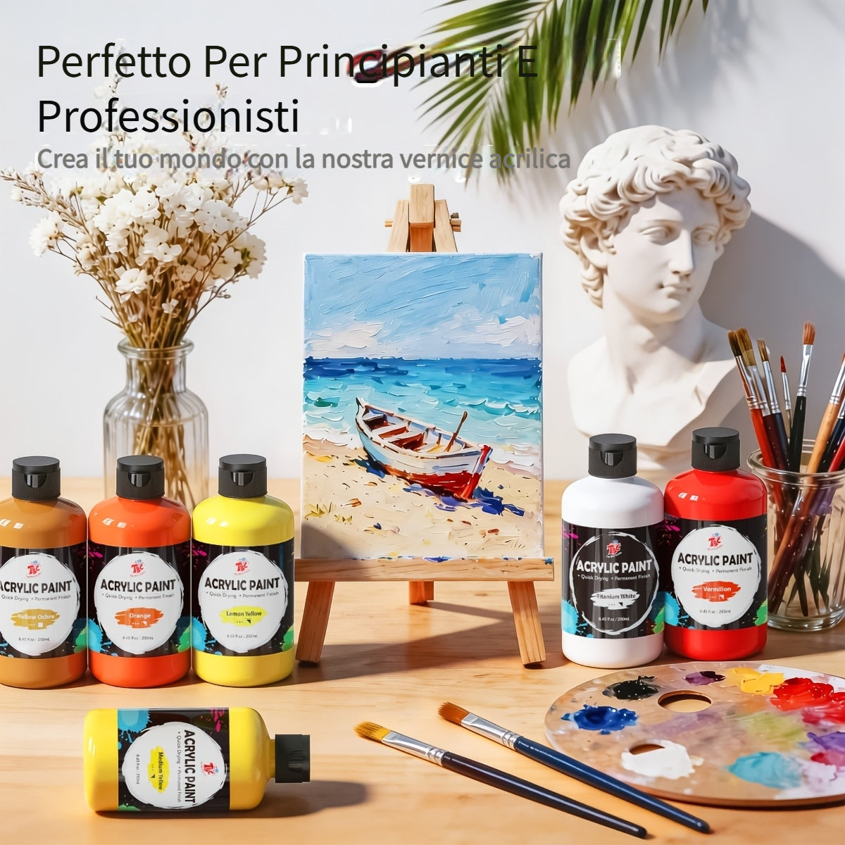 The Best Crafts Set, 250 ml per ciascuno e uso artistico professionale – vista dettagliata 2