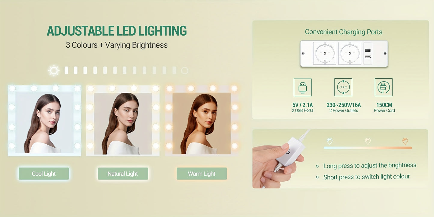 Toilette, illuminazione LED per Gioielli e uso quotidiano – vista dettagliata 10