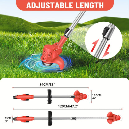 Tosaerba a batteria senza fili, Trimmer+2x Batteria-3 Piegato per giardino e terrazza – vista dettagliata 8